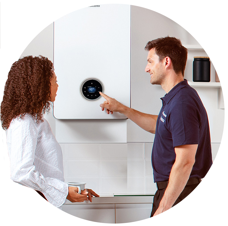 Wall-mounted gas boiler
